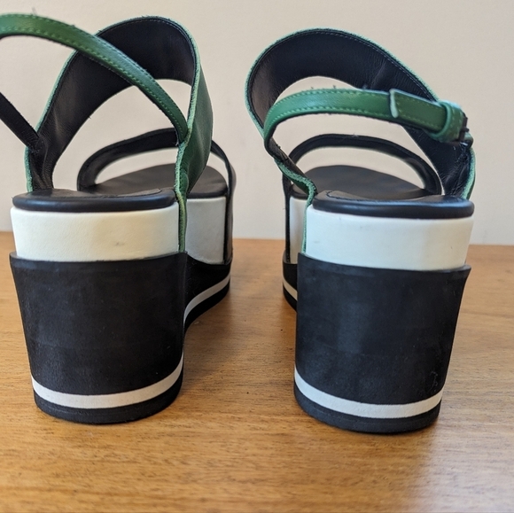 AF Vandevorst Chunky Platform Platform Leather Sandals - Picture 6 of 16